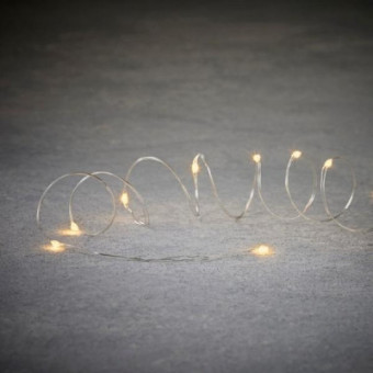 Изображение Гирлянда Luca Lighting Струна серебряная 13 м теплый белый (8718861853209)