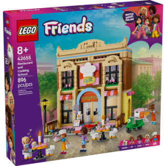 Зображення Конструктор Lego Friends Ресторан і кулінарна школа (42655)