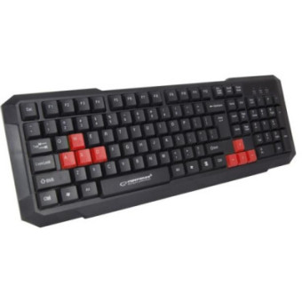 Зображення Клавіатура Esperanza EGK102 Red USB (EGK102RUA)