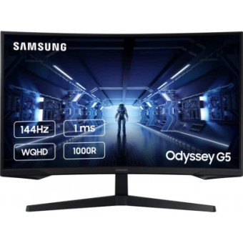 Изображение Монитор Samsung Odyssey G5 LC27G55T Black (LC27G55TQWIXCI)