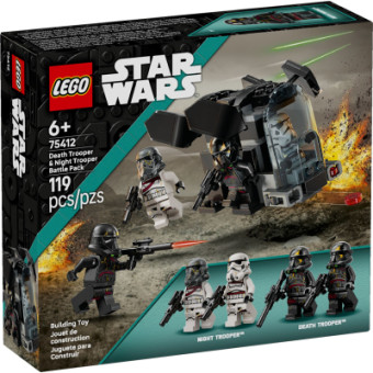 Изображение Конструктор Lego Star Wars Бойовий набір «Боєць смерті та Нічний піхотинець» (75412-)