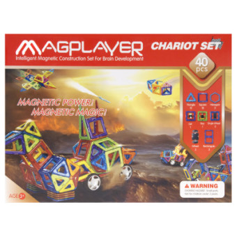 Изображение Конструктор Magplayer Конструктор  Набор 40 элементов (MPB-40)