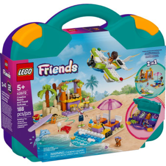 Зображення Конструктор Lego Friends Творча валіза для подорожей і відпочинку на пляжі (42672)