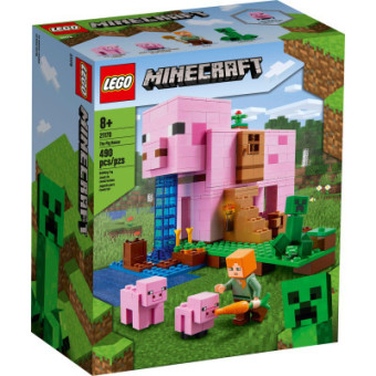 Изображение Конструктор Lego Конструктор  Minecraft Дом-свинья 490 деталей (21170)