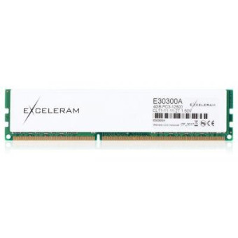 Зображення Модуль пам'яті для комп'ютера Exceleram DDR3 4GB 1600 MHz Heatsink: white Sark  (E30300A)
