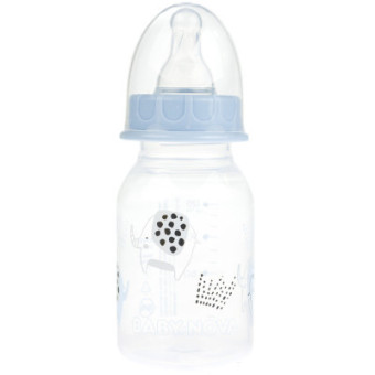 Зображення Пляшечка для годування Baby-Nova Бутылочка для кормления  Декор 120 мл Голубая (3960068)