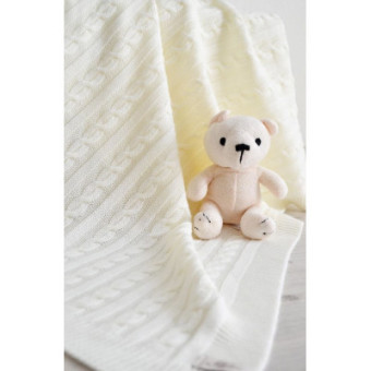 Изображение Плед Прованс Soft коси Молочний 140x180 см (11768)