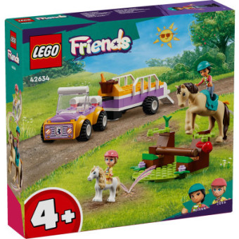 Зображення Конструктор Lego Friends Причіп для коня й поні 105 деталей (42634)