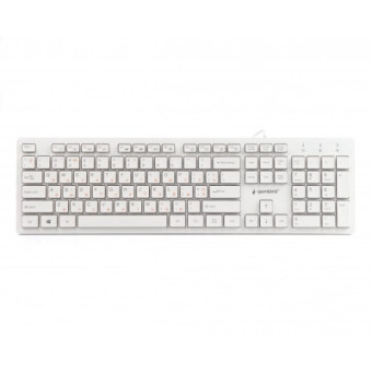 Зображення Клавіатура Gembird KB-MCH-03-W-UA USB White (KB-MCH-03-W-UA)