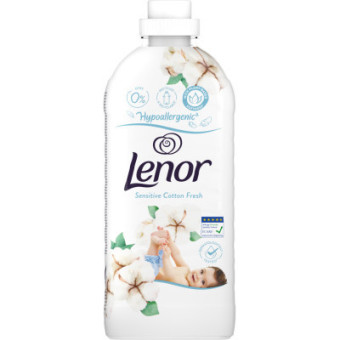 Изображение Кондиціонер для білизни Lenor Для чувствительной кожи Свежесть хлопка 1200 мл (8006540889619)