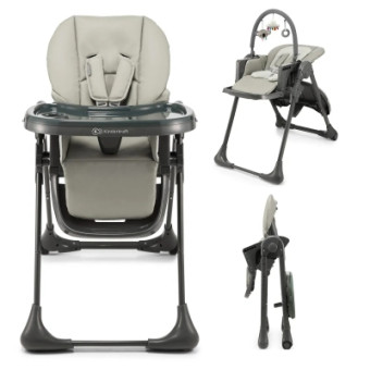 Изображение Стільчик для годування Kinderkraft Tummie Grey (5902533925049)