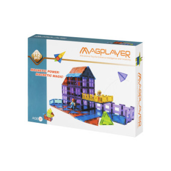 Изображение Конструктор Magplayer Конструктор  магнитные плитки 112 эл. (MPL-112)