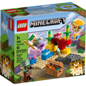 Изображение Конструктор Lego Конструктор  Minecraft Коралловый риф 92 детали (21164)