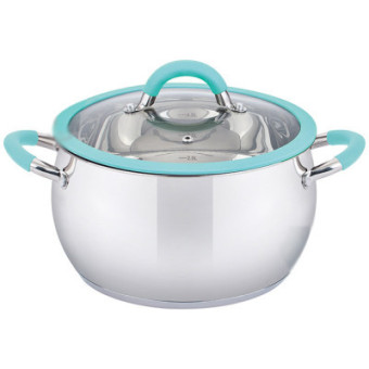 Изображение Кастрюля Pepper Apple Mint Silicone 18 см 3,0 л PR-1110-18 (107798)