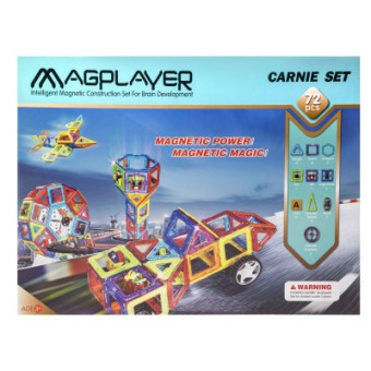 Изображение Конструктор Magplayer Конструктор  Набор 72 элемента (MPB-72)