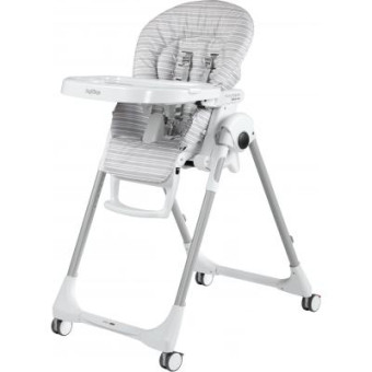 Зображення Стільчик для годування Peg-Perego Prima Pappa Follow Me Linear Grey (IH01000000RIG56)
