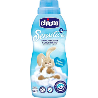 Изображение Кондиціонер для білизни Chicco Sensitive Sweet Talcum смягчитель тканей 750 мл (8058664103126)
