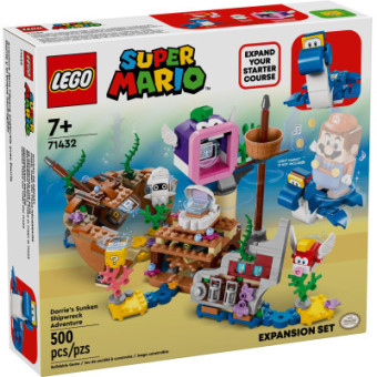 Изображение Конструктор Lego Пригоди Dorrie на затонулому кораблі. Додатковий набір 500 деталей (71432)
