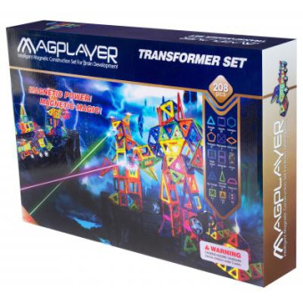 Изображение Конструктор Magplayer Конструктор  Набор 208 элементов (MPB-208)