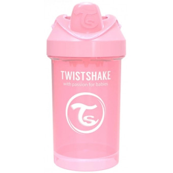 Изображение Пляшечка для годування Twistshake Поильник-непроливайка  300 мл 78273 светло-розовая (69886)