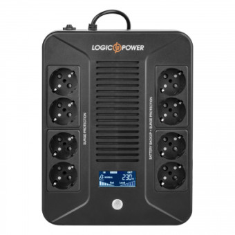 Изображение Источник бесперебойного питания LogicPower LP-UL1000VA-8PS (16162)
