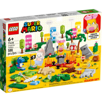 Изображение Конструктор Lego Super Mario Набір для творчості для майстрів 588 деталей (71418)