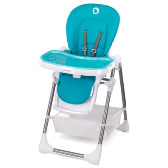 Зображення Стільчик для годування Lionelo Linn Plus Turquoise (LO-LINN PLUS TURQUOISE)
