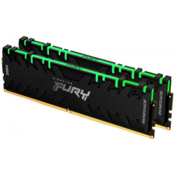 Зображення Модуль пам'яті для комп'ютера  DDR4 64GB (2x32GB) 3200 MHz FURYRenegadeRGB  (KF432C16RBAK2/64)