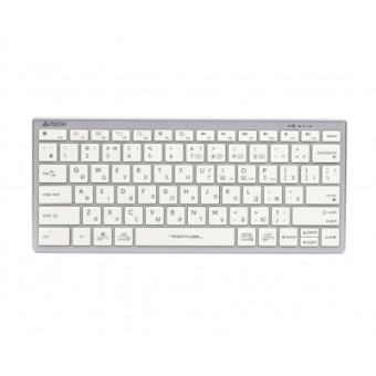 Зображення Клавіатура A4Tech FBX51C Wireless/Bluetooth White (FBX51C White)