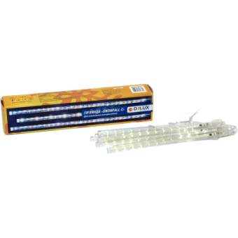 Зображення Гірлянда Delux Snowfall C 192LED 8х0.3 м IP44 EN Біла/Прозора (90017977)