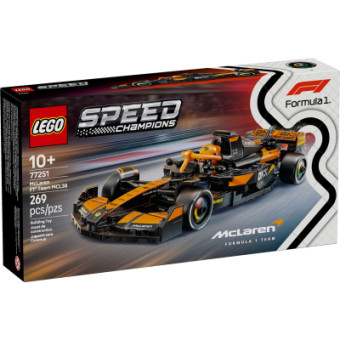 Изображение Конструктор Lego Speed Champions Автомобіль для перегонів McLaren F1 Team MCL38 (77251)