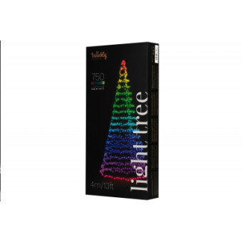 Изображение Гирлянда Twinkly Smart LED Light tree RGBW 750, Gen II, IP44, 4м (TWP750SPP-BEU)