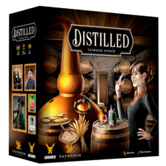 Изображение Настольная игра Geekach Games Distilled. Таємниці напоїв (Distilled. Kickstarter edition) (GKCH065DS)