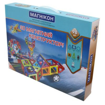 Изображение Конструктор Магнікон Конструктор  98 деталей (MK-98)