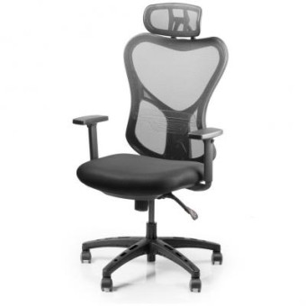 Зображення Офісне крісло Barsky Butterfly White/Black (Fly-03)