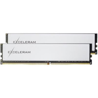 Зображення Модуль пам'яті для комп'ютера Exceleram DDR4 16GB (2x8GB) 2666 MHz Black&White  (EBW4162619AD)