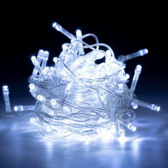 Изображение Гирлянда YES! Fun LED Christmas time 100 ламп, холодно-белая, 5м. 8 режимов (801156)