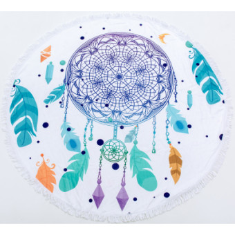 Изображение Рушник MirSon пляжное №5052 Summer Time Dream catcher 150x150 см (2200003180657)