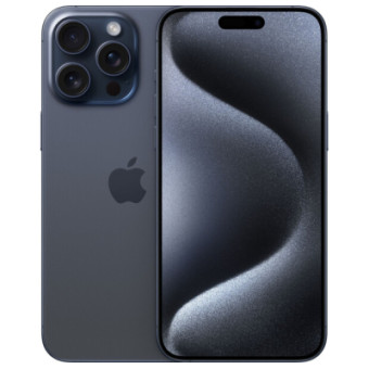 Изображение Смартфон Apple iPhone 15 Pro Max 256GB Blue Titanium (MU7A3)