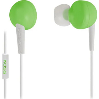 Зображення Навушники Koss KEB6iK Mic Green (190874.101)