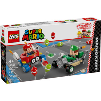 Изображение Конструктор Lego Super Mario Mario Kart – Baby Mario vs. Baby Luigi (72034)