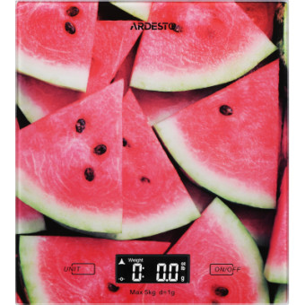 Зображення Ваги кухонні Ardesto SCK-893WATERMELON