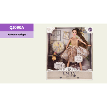 Зображення Лялька Emily шарнірна з аксесуарами (QJ090A)