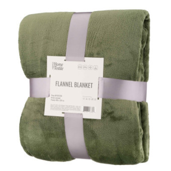 Изображение Плед Ardesto Flannel, зелений, 200x220 см (ART0212SB)