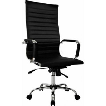 Изображение Офисное кресло ПРИМТЕКС ПЛЮС Elegance Chrome MF D-5 Black (Elegance chrome MF D-5)