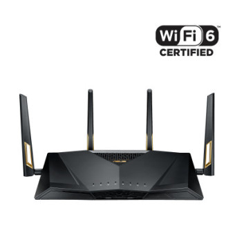 Изображение Маршрутизатор Asus RT-AX88U AX6000, 8xGE LAN, 1xGE WAN, 2xUSB3.1, MU-MIMO, Beam (RT-AX88U)
