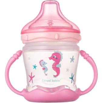 Изображение Пляшечка для годування Canpol babies Поильник-непроливайка  Sweet fun 180 мл (57/300_pin)