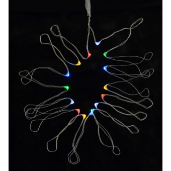 Изображение Гирлянда YES! Fun LED 15 ламп RGB 1,6 м (801116)