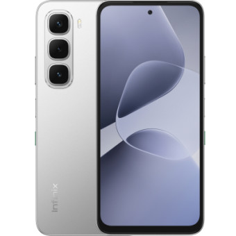 Изображение Смартфон Infinix Hot 60i 4/128Gb Titanium Silver (4894947093579)