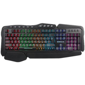 Изображение Клавиатура REAL-EL 8900 Gaming RGB Macro, black